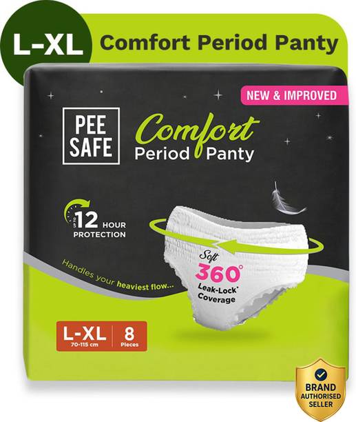 Pee Safe Comfort Period Panties L-XL Leak Proof Sanitary Pad