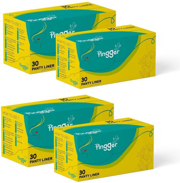 Pingger Ultra Soft Panty Liners Pads with Anion Chip For Women,Panty Liners(Pack of 120) Pantyliner