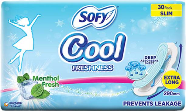 SOFY Cool Extra Long 290 mm Slim-30 Sanitary Pad