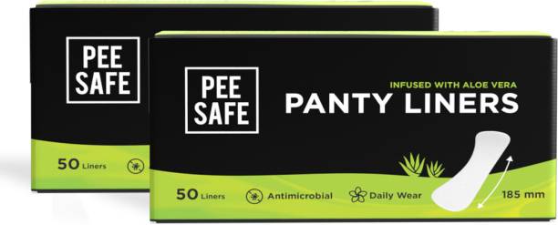 Pee Safe Aloe Vera Panty Liners For Women | Curvy Design For Extra Comfort Pantyliner