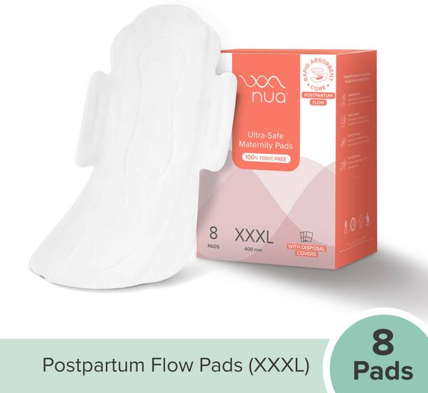 Nua Ultra-Safe Maternity Pads 400 mm XXXL| Pack of 5
