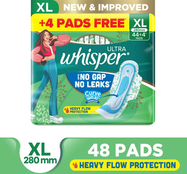 Whisper Ultra Hygiene+Comfort XL for Heavy Flow Sanitary Pad