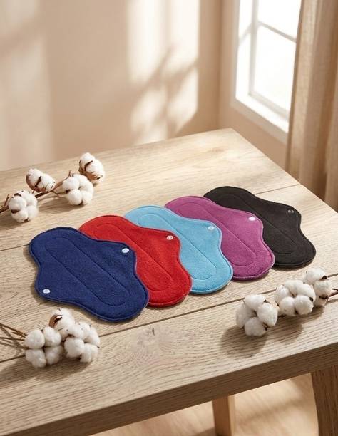 Donna Premium Reusable Cloth Sanitary Pads for Women Eco-Friendly Menstrual Care Pantyliner