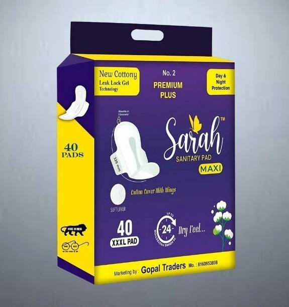 Sarah Leak Proof XXXL 320mm 40 Pad_(W7)-New Sanitary Pad