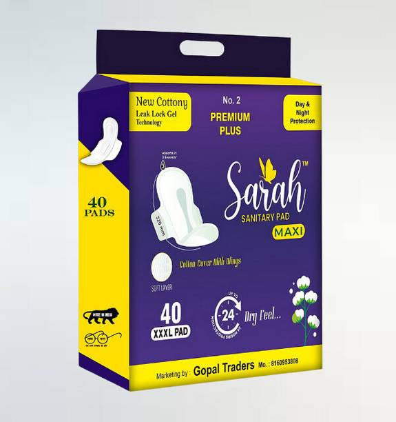 Sarah Leak Proof XXXL 320mm 40 Pad Pcs_(S26) Sanitary Pad