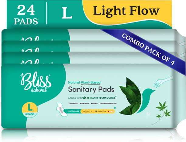 BlissNatural Ultra Soft Daily Comfort L 240mm | Light Flow | Leak-Proof Sanitary Pad