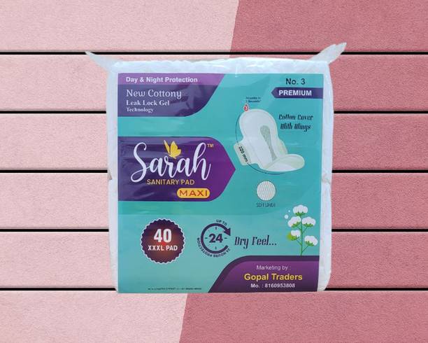 Sarah Eco-Friendly, 40 pads Sanitary Pad