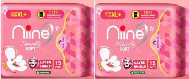 nine naturally soft pad pack of 2 Sanitary Pad