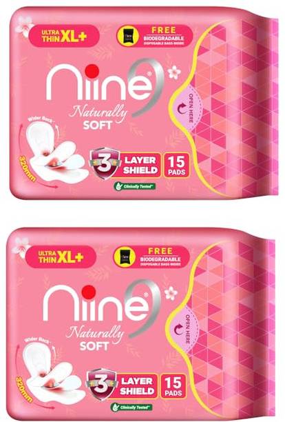 nine NATURALLY SOFT PAD Sanitary Pad