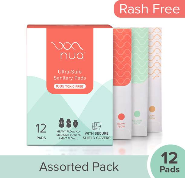 Nua Ultra Safe Pads (3XL+, 5XL, 4L)| Paper Disposal Pouches | Leakproof & Toxic Free