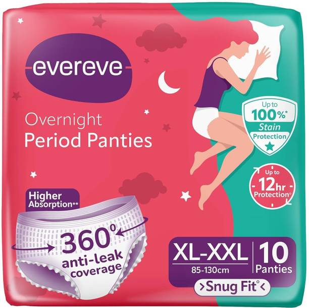 EverEve Ultra Absorbent Disposable Period Panties - XL-XXL (10 Pieces) - (85-130cm) Sanitary Pad