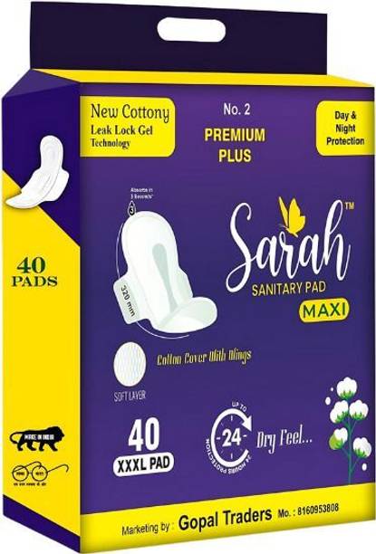 Sarah Leak Proof XXXL 320mm 40 Pad_(W60)-New Sanitary Pad
