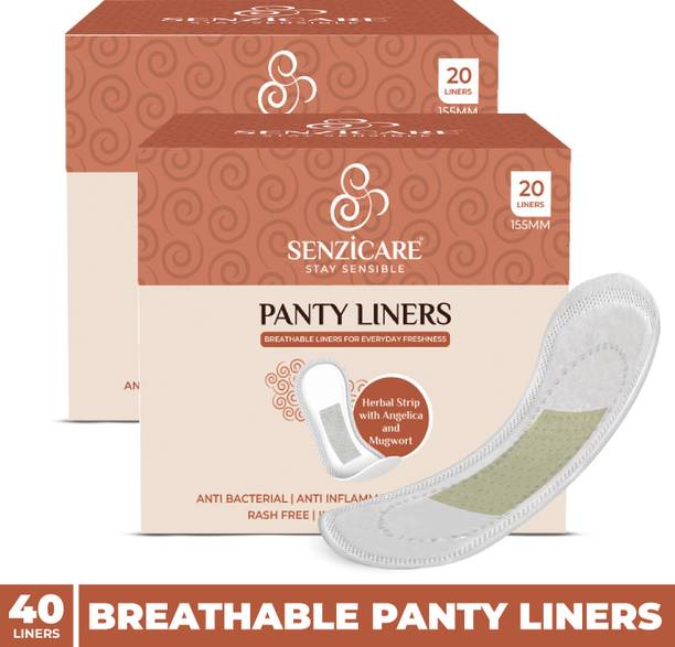 सेंज़िकेयर Herbal Panty Liner | Breathable & Rash Free