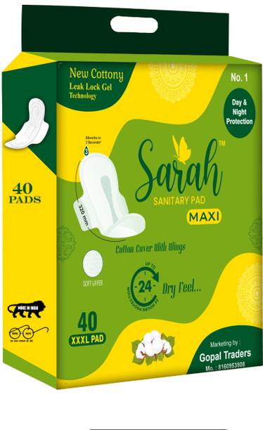 Sarah Ultra Thin with Odor Neutralizer, 40 pads Sanitary Pad