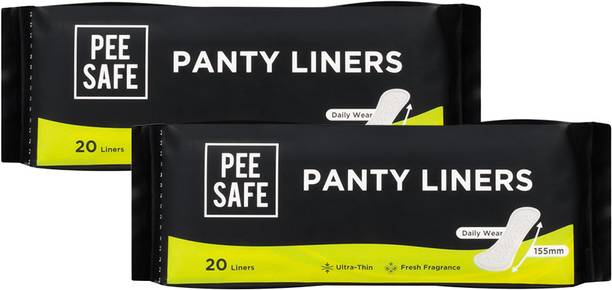Pee Safe Panty Liners For Women Daily Use | Cottony Soft Surface | 155mm Optimum Coverage Pantyliner