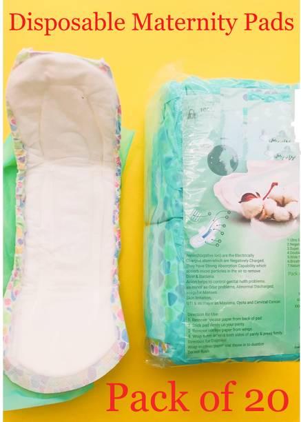 Jiswap Disposable Maternity Pads, Comfortable & Hygienic (XXL) Sanitary Pad