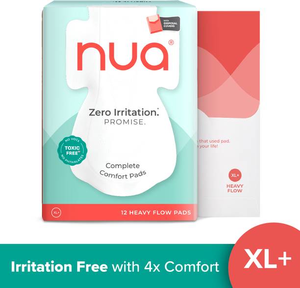 Nua Complete Comfort 12 XL+ With Disposal Covers| Zero Irritation Promise