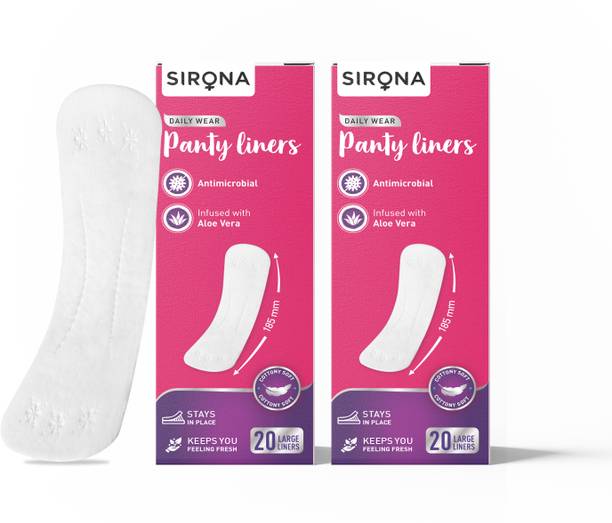 SIRONA Cottony Soft Daily Wear Panty Liners for Women Pantyliner