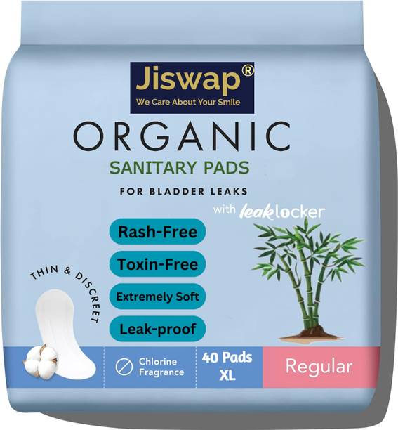 Jiswap Organic Fluffy Soft XL Size / Quick Absorption & Rash Free Sanitary Pad