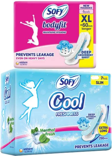 SOFY Bodyfit xL 6+7 cool pack of 2 Sanitary Pad