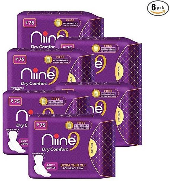 nine dry comfort pad pack of 6 Sanitary Pad