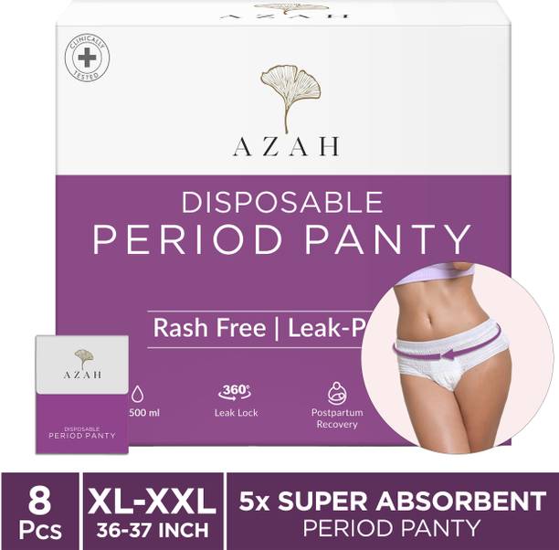 AZAH Period Panty Pad |XL-XXL (36-37 inch)| 5X Super Absorbent Panties | Sanitary Pad