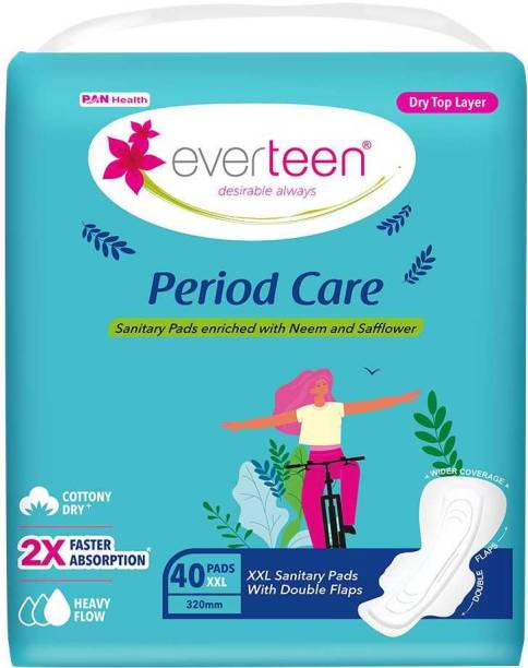 everteen Period Care XXL Dry with Neem and Safflower Sanitary Pad