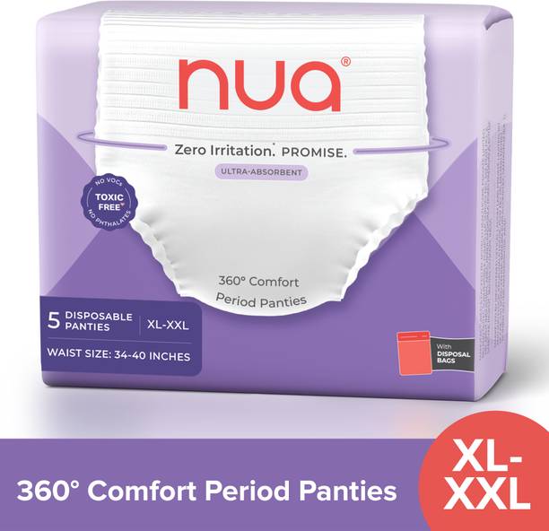 Nua Overnight Period Panties | 5 Disposable | XL - XXL