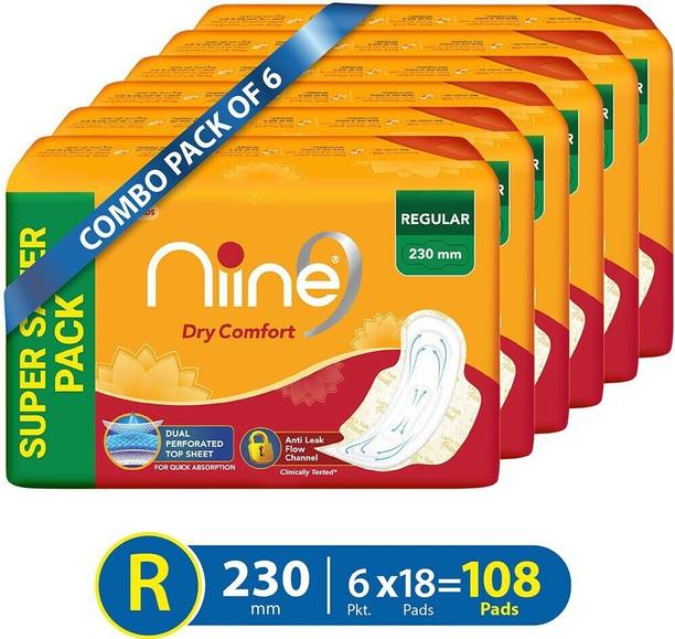 niine Dry Comfort Regular SUPER SAVER Sanitary Pad Sanitary Pad
