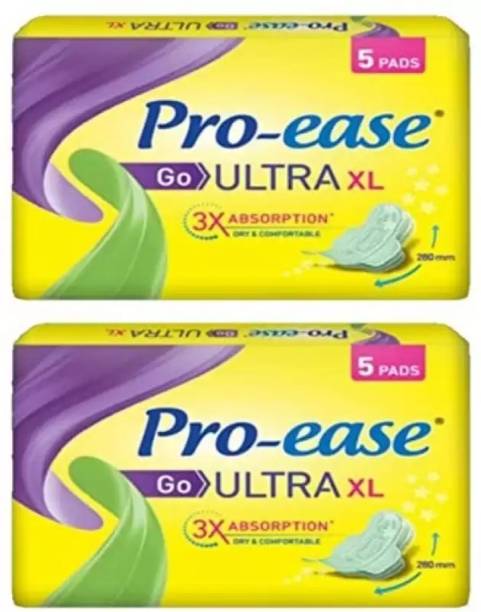 Pro-ease Proease Go Ultra XL - 5+5 Pads Sanitary Pad Sanitary Pad