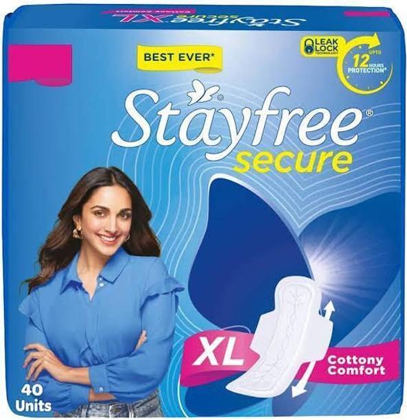 STAYFREE Secure® cottony soft XL pack of 40 units Sanitary Pad