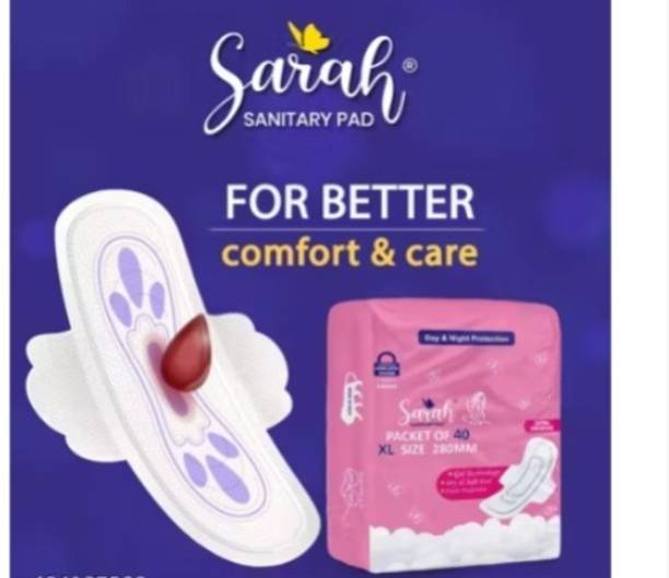 Sarah extra High Quality Sanitary Pad SIZE-XL(packet of 40)280mm Sanitary Pad