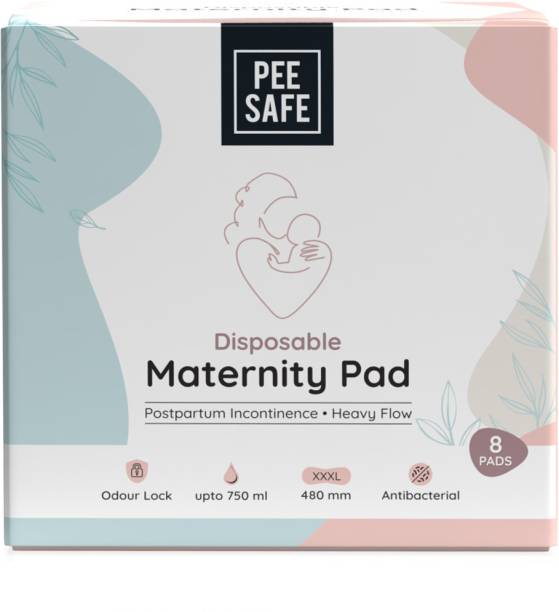 Pee Safe Disposable Maternity Pads (480mm) - 8 Pads Sanitary Pad