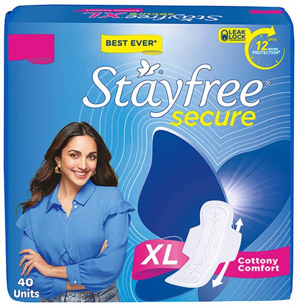STAYFREE Secure XL Wings 40's pack Sanitary Pad