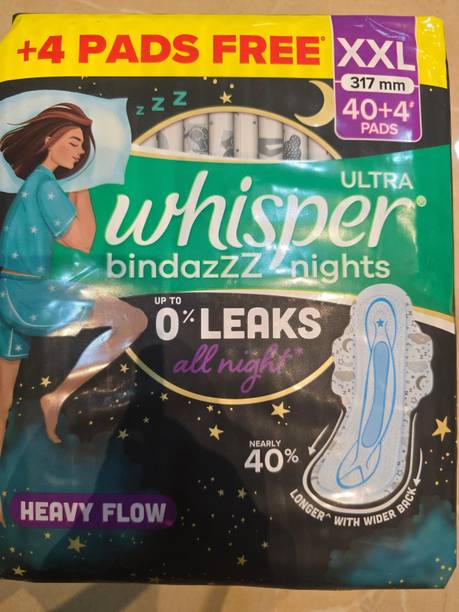 Whisper bindazzz ultra all night 44 pcs pads for women hvbg 115 Sanitary Pad