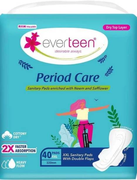everteen Combo Care XXL - 40 Soft with neem Safflowe Sanitary Pad