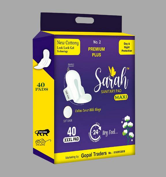 Sarah Leak Proof XXXL 320mm 40 Pad Pcs_(S5) Sanitary Pad