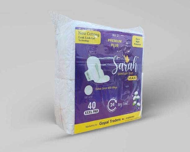 Sarah Heavy Flow Cottny XXXL Pack of 1 Sanitary Pad