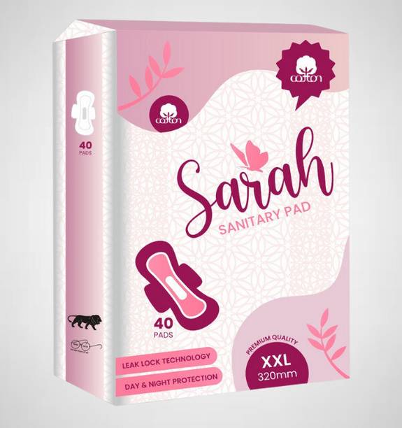 Sarah Heavy Flow Cottny XXL Pack of 1_(S44) Sanitary Pad