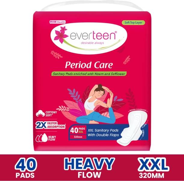 everteen Care XXL Soft with neem Safflower Sanitary Pad
