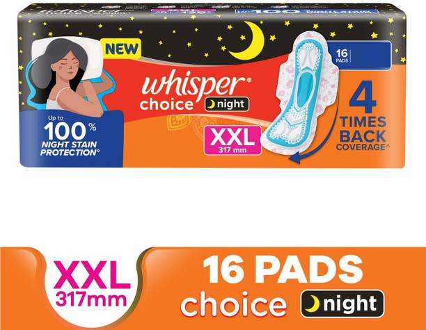 Whisper Choice Nights XXL For Women Sanitary Pad