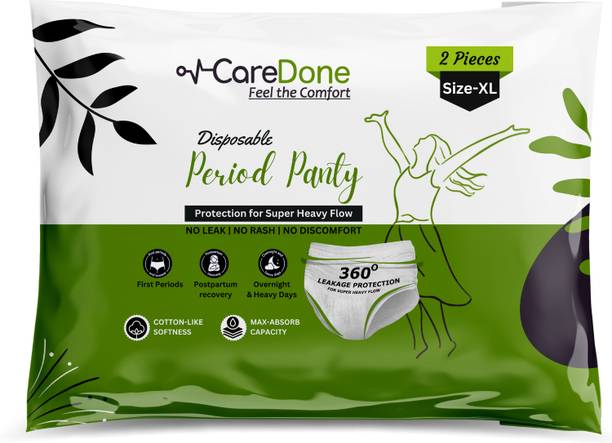 CareDone Disposable Panties for Women Leak Proof| Maternity Pads for Heavy Flow Periods Sanitary Pad