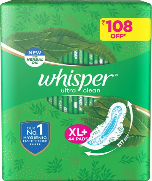 व्हिस्पर अल्ट्रा क्लीन XL+ सैनिटरी पैड