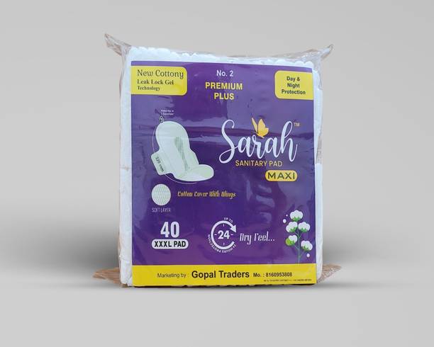 Sarah Heavy Flow Cottny XXXL Pack of 1-New Sanitary Pad