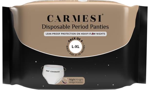 Carmesi Disposable Period Panties | Leak-Proof Protection For Heavy-Flow Nights Sanitary Pad