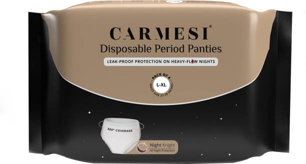 Carmesi Disposable Period Panties | Leak-Proof Protection For Heavy-Flow Nights Sanitary Pad
