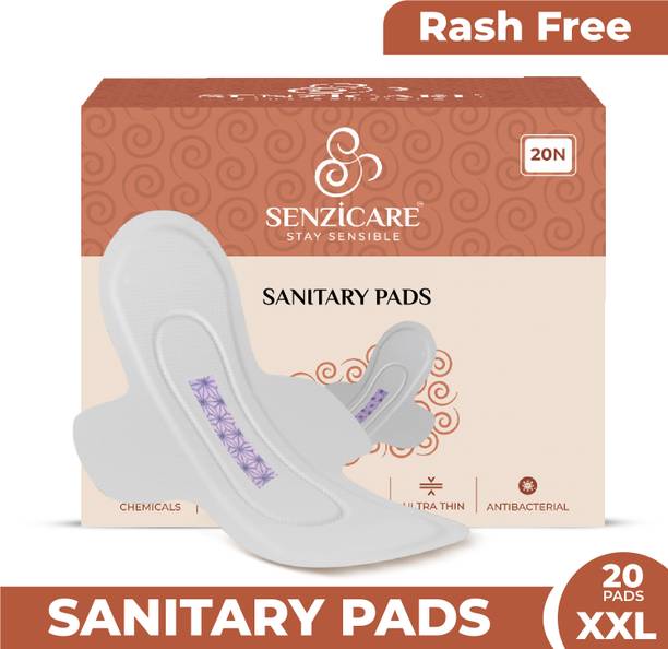 सेंज़िकेयर Ultra Thin Breathable Sanitary Napkins XXL ( Pack Of 20 )