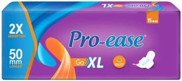 Pro-ease Pro ease Go XL 50 mm Longer XL 15 Pads Sanitary Pads Sanitary Pad