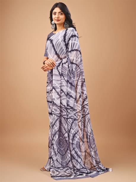 Leelavati Printed Daily Wear Chiffon Saree - Image 4