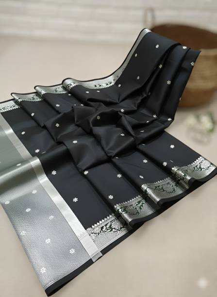 Sabyasachi Printed, Woven, Striped Bollywood Pure Silk Saree